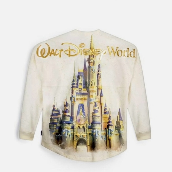 Walt Disney World Large 50th Anniversary Cinderella Castle Spirit Jersey size XS - Picture 1 of 5